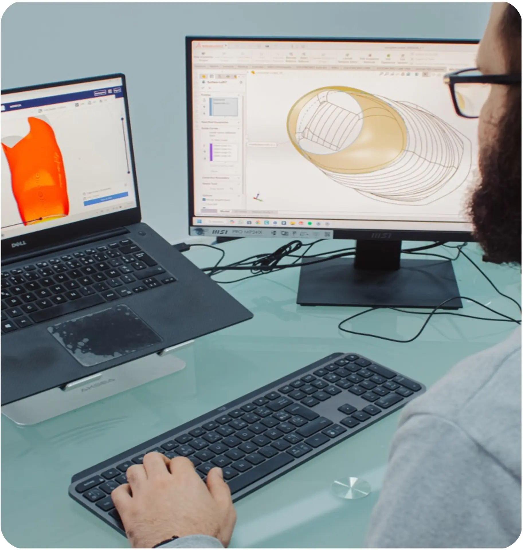 3D modeling of the socket